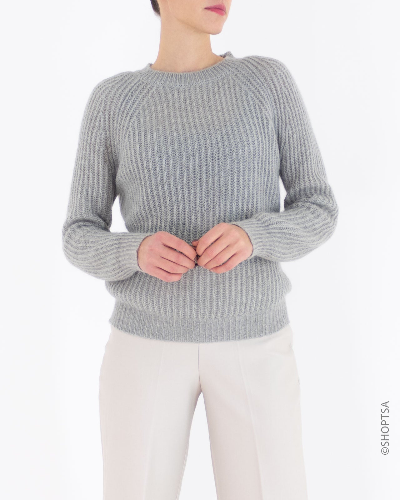 Maglione basico in lana 55021 - ViCOLO