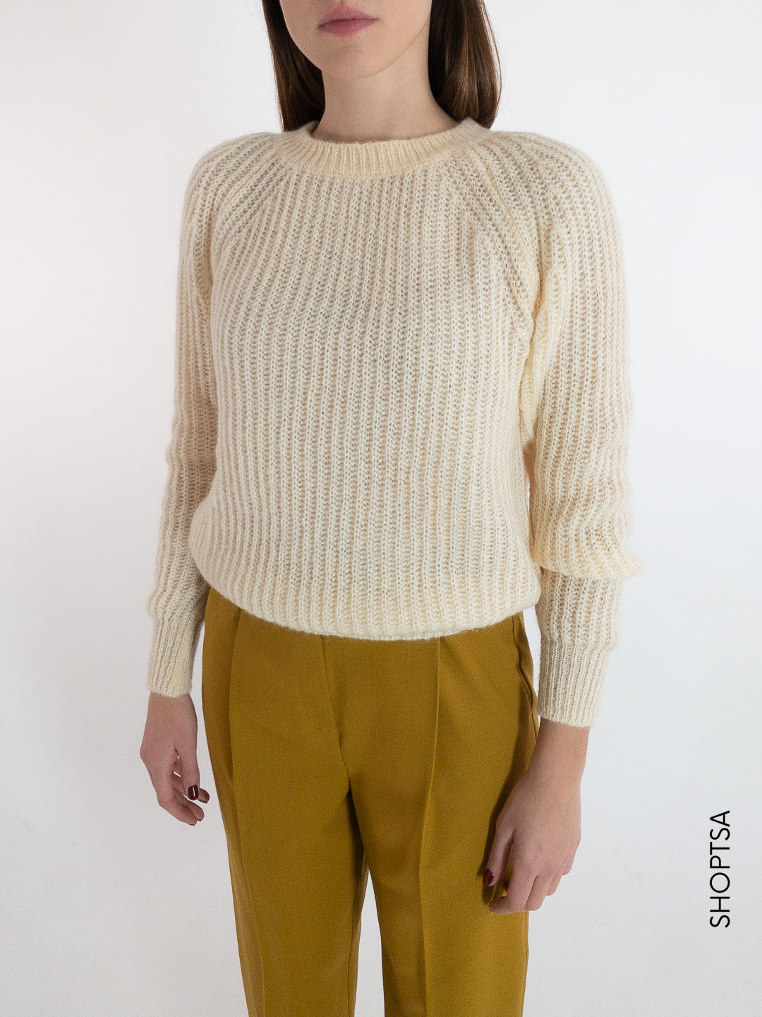 Basic wool sweater 55021 - ViCOLO 