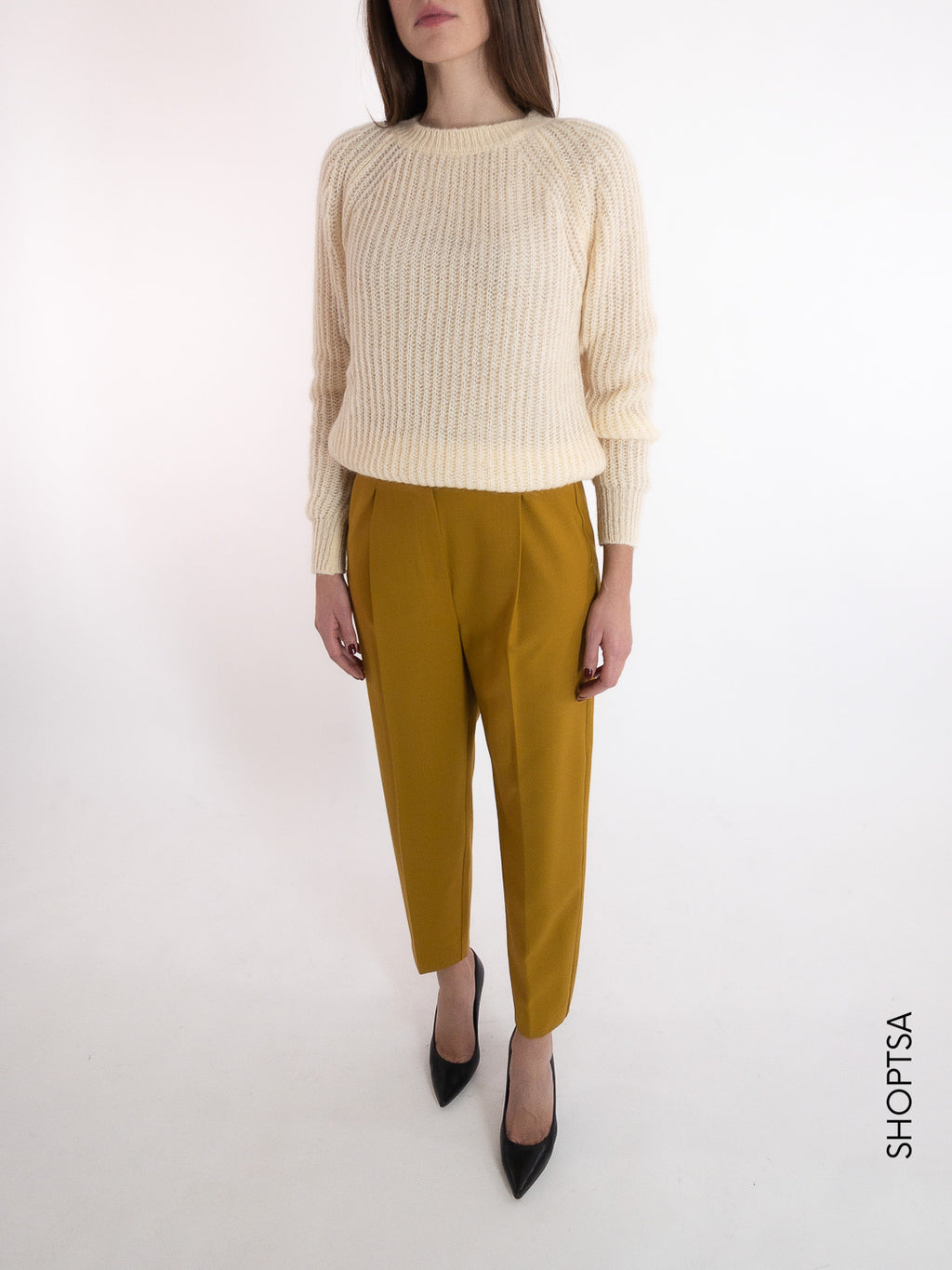 Basic wool sweater 55021 - ViCOLO 