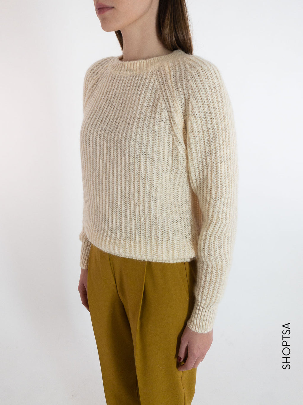 Basic wool sweater 55021 - ViCOLO 