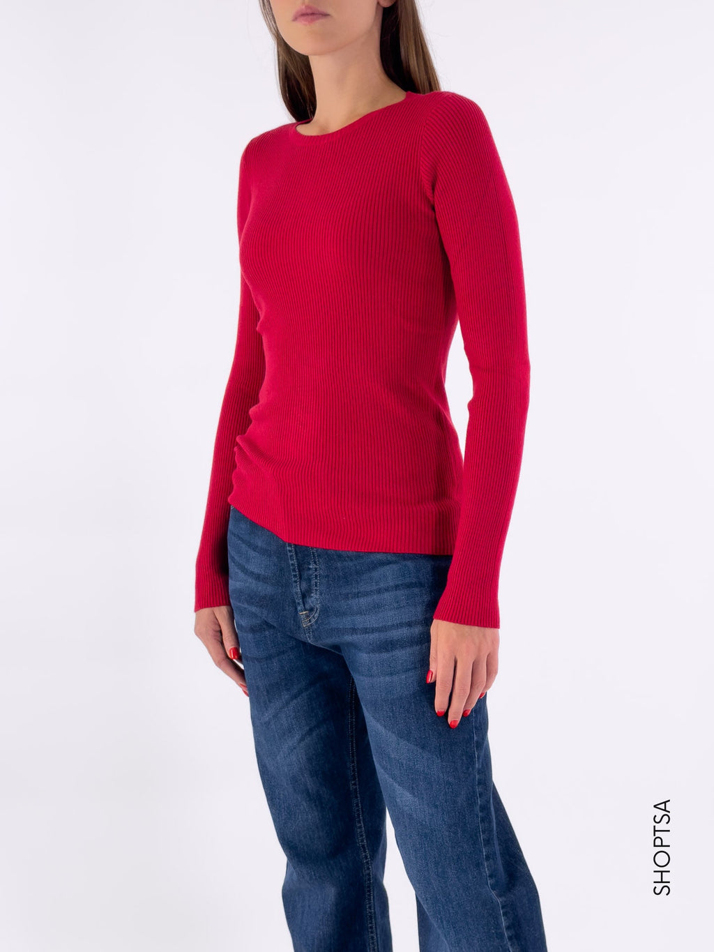 Maglia sottogiacca a costine