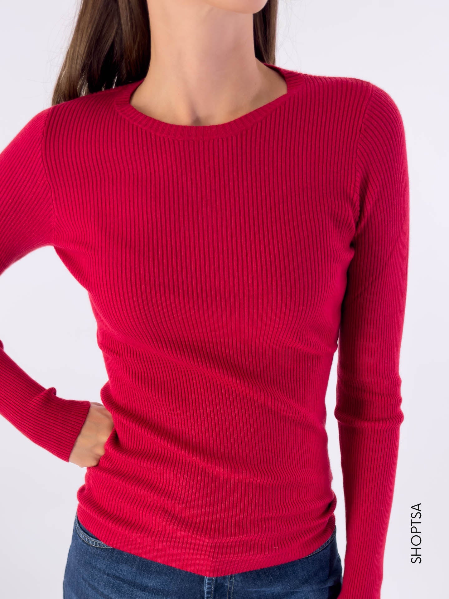 Maglia sottogiacca a costine