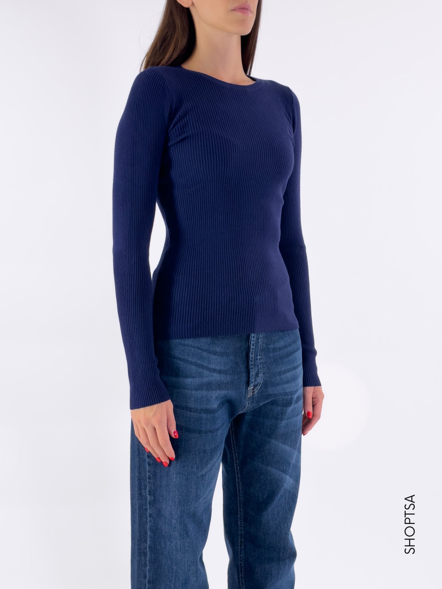 Maglia sottogiacca a costine