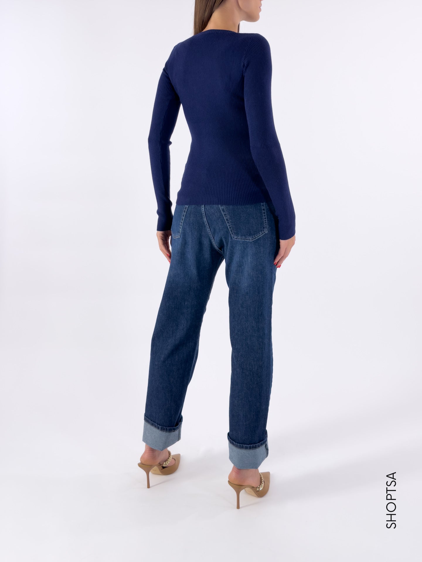 Maglia sottogiacca a costine