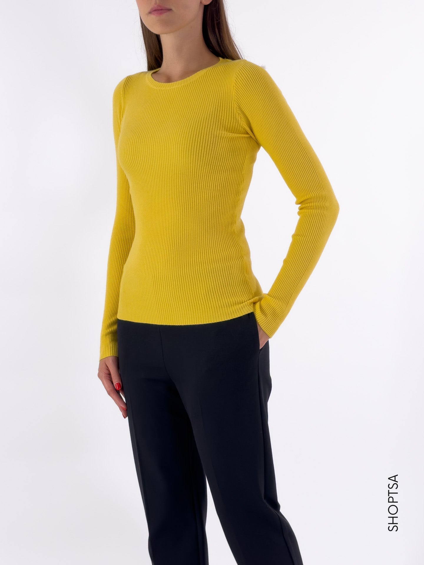 Maglia sottogiacca a costine