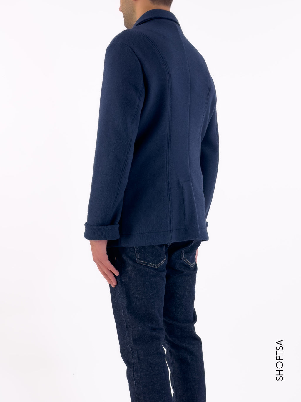 Cappotto Picot blu profondo GU35067 - GAUDì