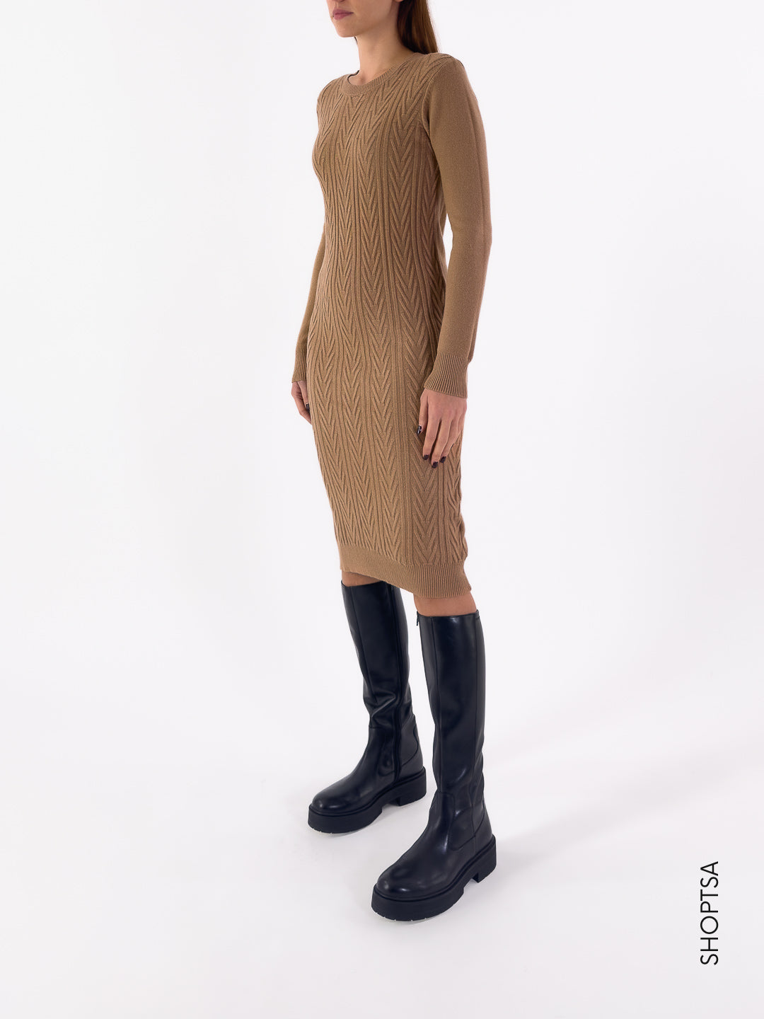Abito in viscosa in maglia