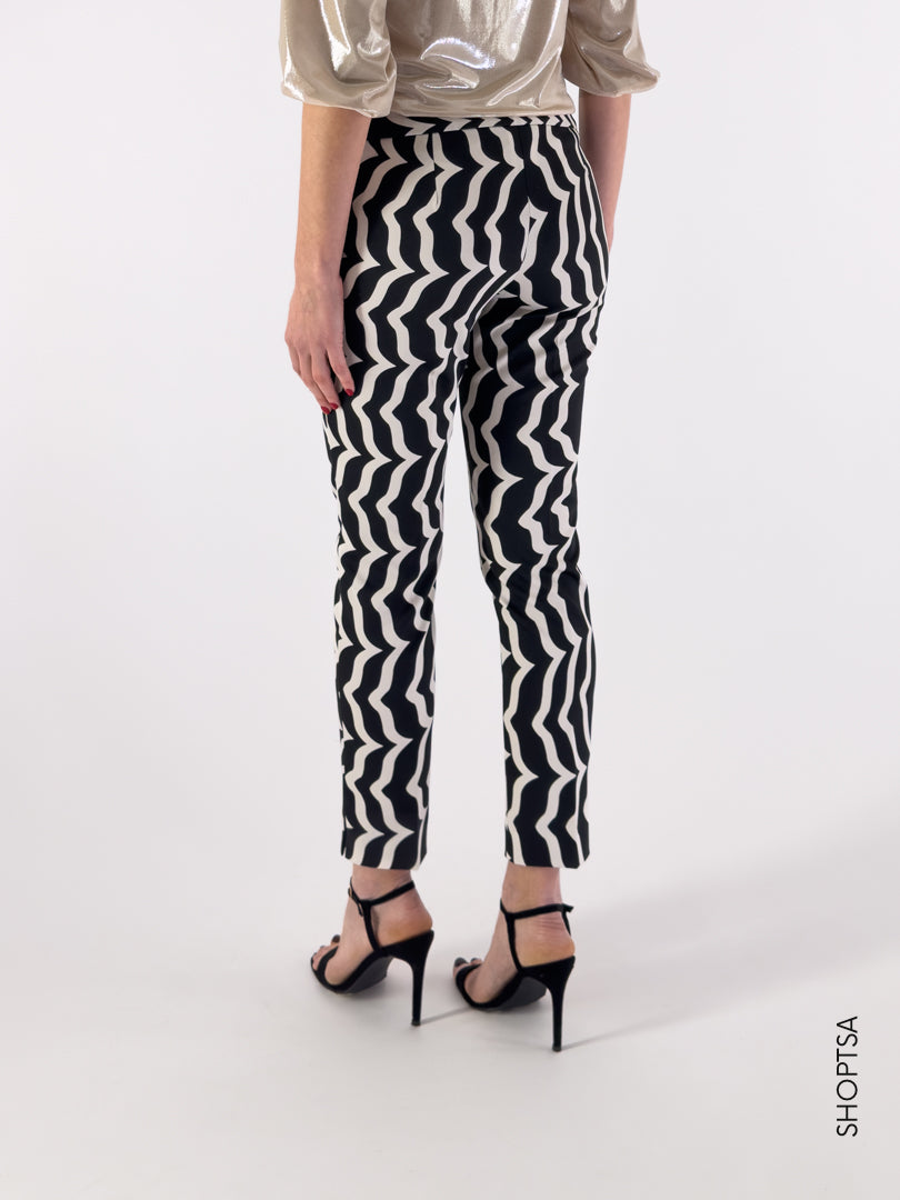 Pantalone faille stretch ILIADE - EMME Marella - Emme Marella - shopTSa