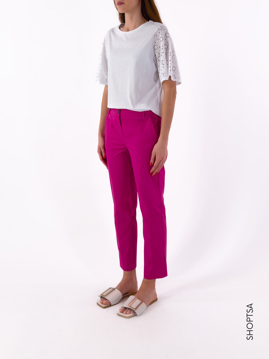 Pantalone slim estivo COLLE - EMME Marella - Emme Marella - shopTSa