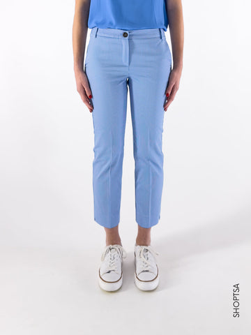 POMO striped cotton trousers - EMME Marella