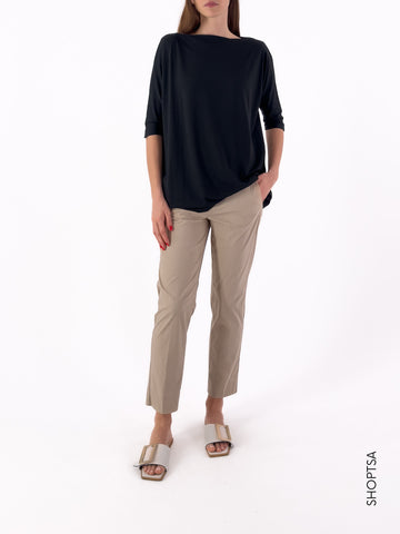 T-shirt lunga in viscosa