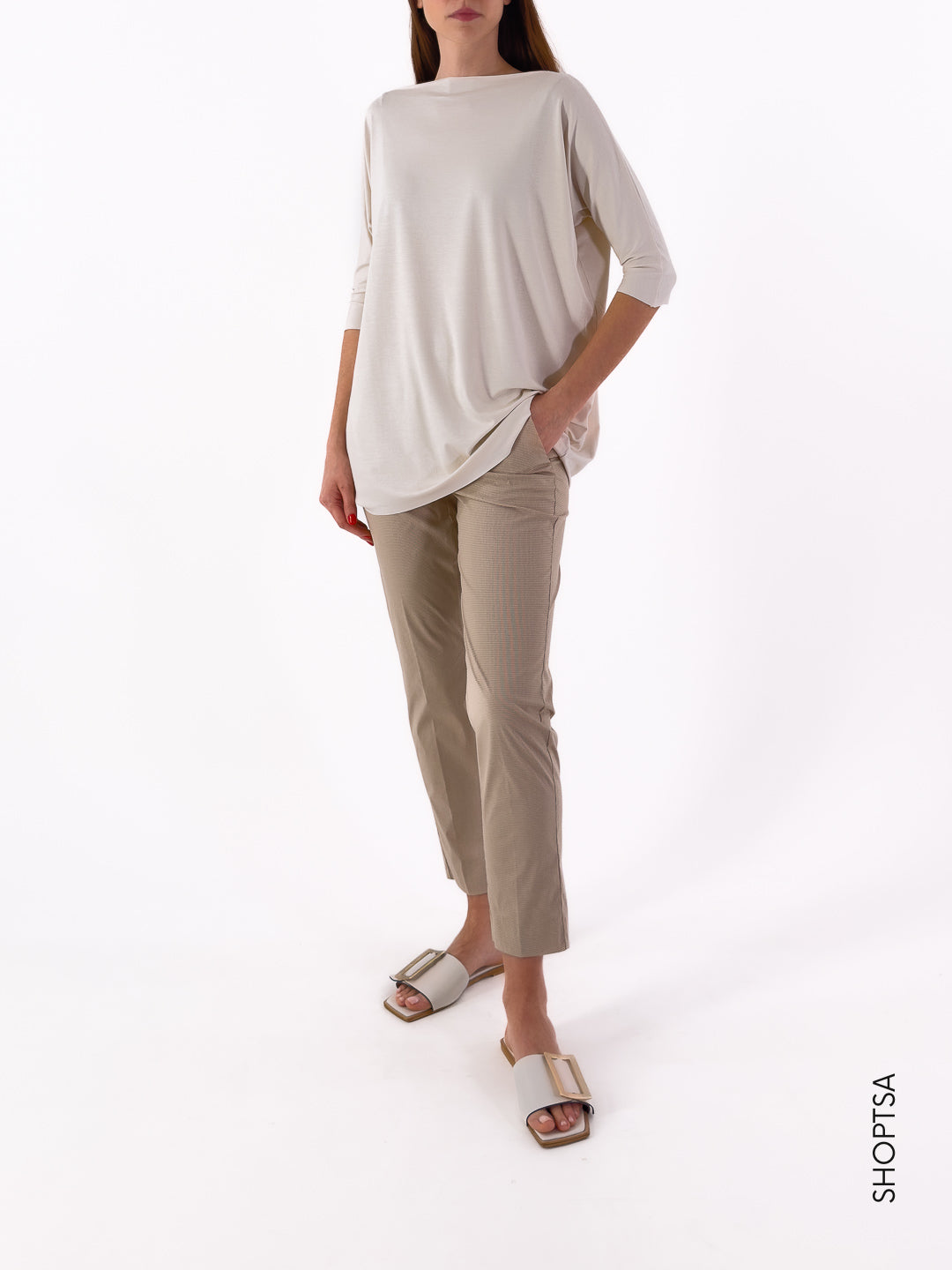 T-shirt lunga in viscosa - Vicolo - shopTSa