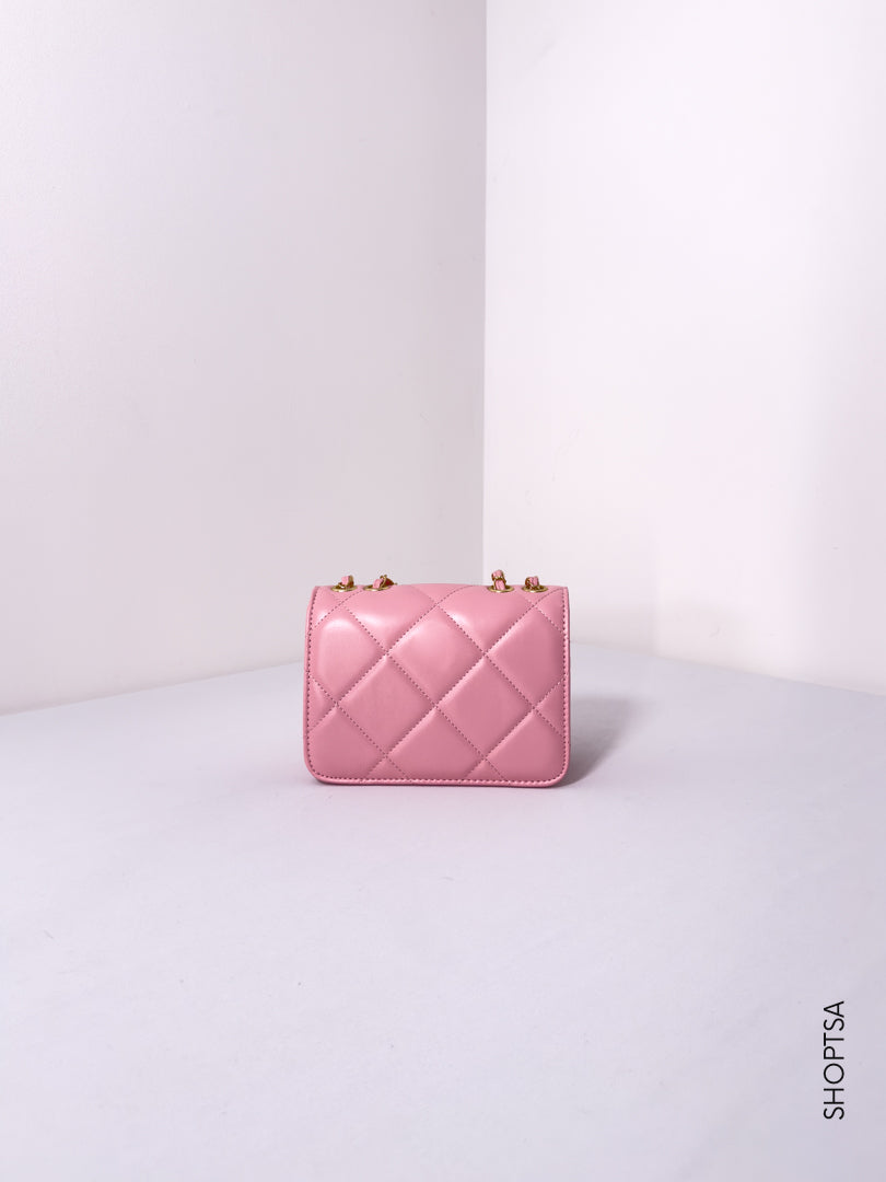 Camelia quilted mini bag