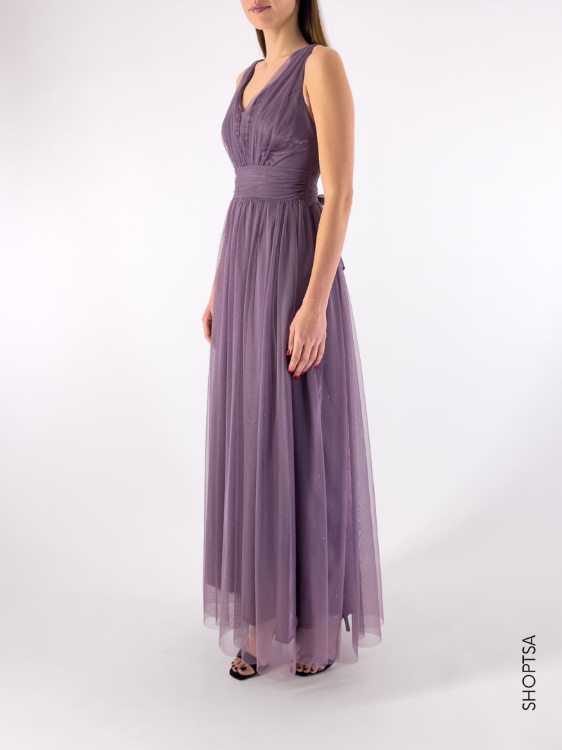 Abito elegante tulle glitter - Gams's - shopTSa