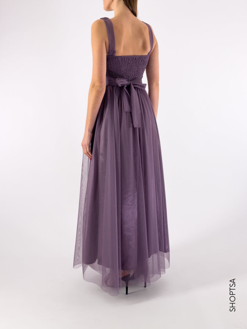 Abito elegante tulle glitter - Gams's - shopTSa
