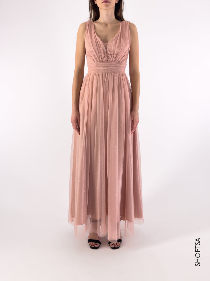 Abito elegante tulle glitter - Gams's - shopTSa