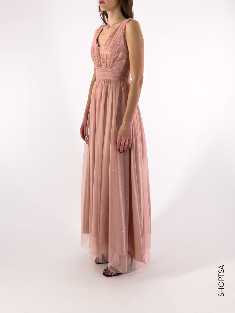 Abito elegante tulle glitter - Gams's - shopTSa