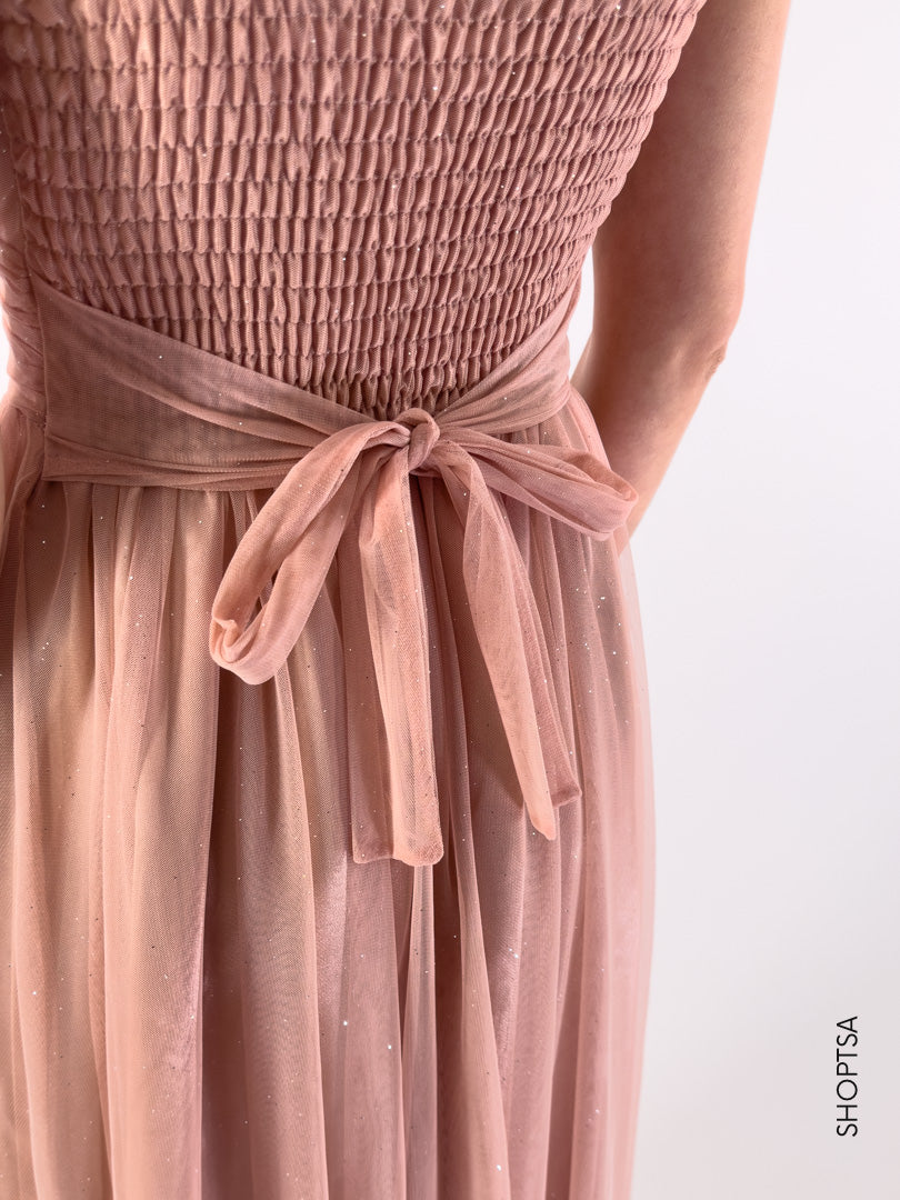 Abito elegante tulle glitter - Gams's - shopTSa