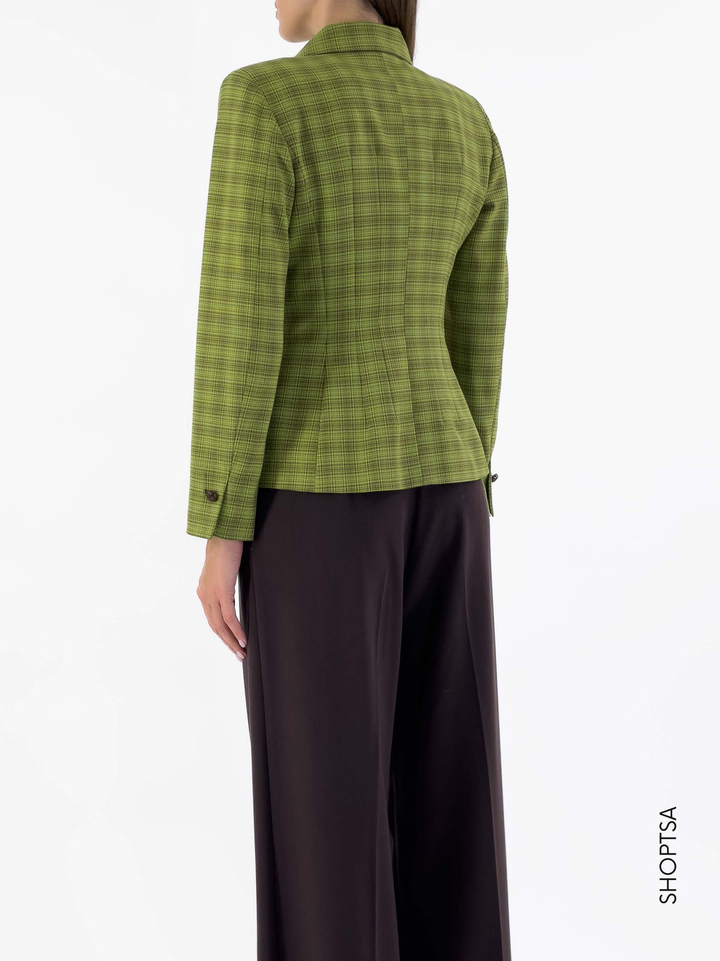 EXOTIC checked blazer - EMME Marella