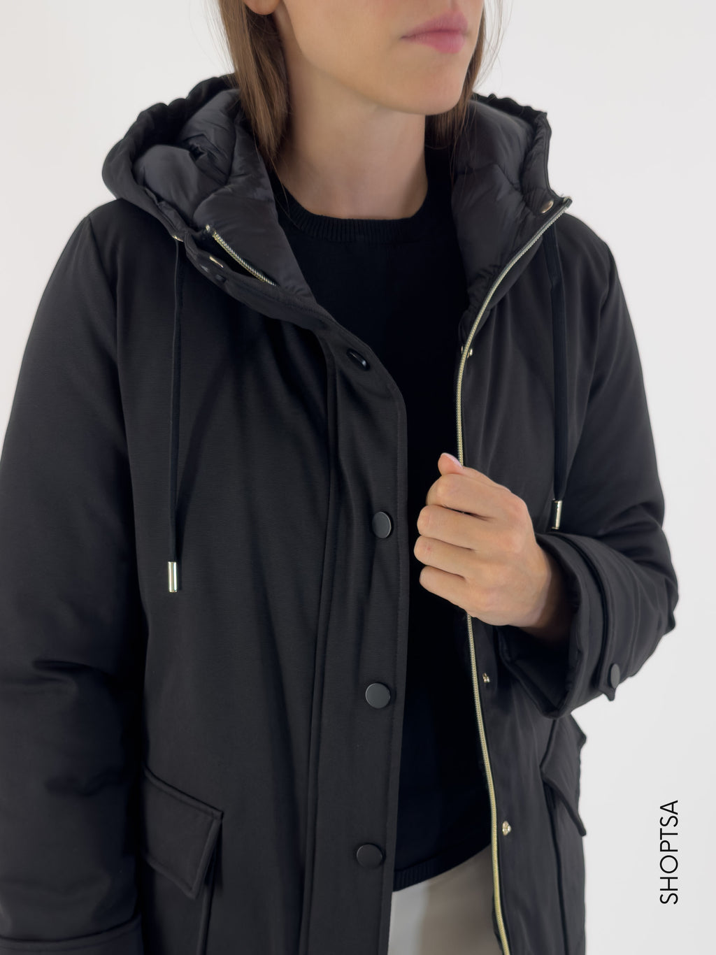 Giubbotto corto nero - EMME Marella