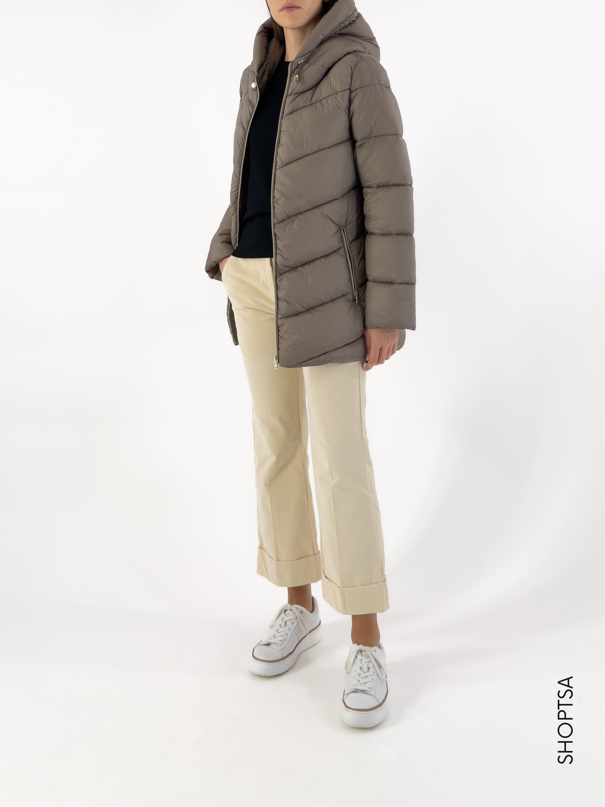 MARSALA cashmere flared jacket - EMME Marella