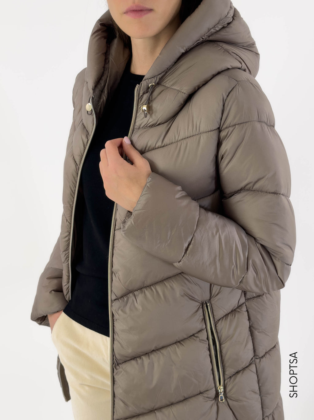 MARSALA cashmere flared jacket - EMME Marella