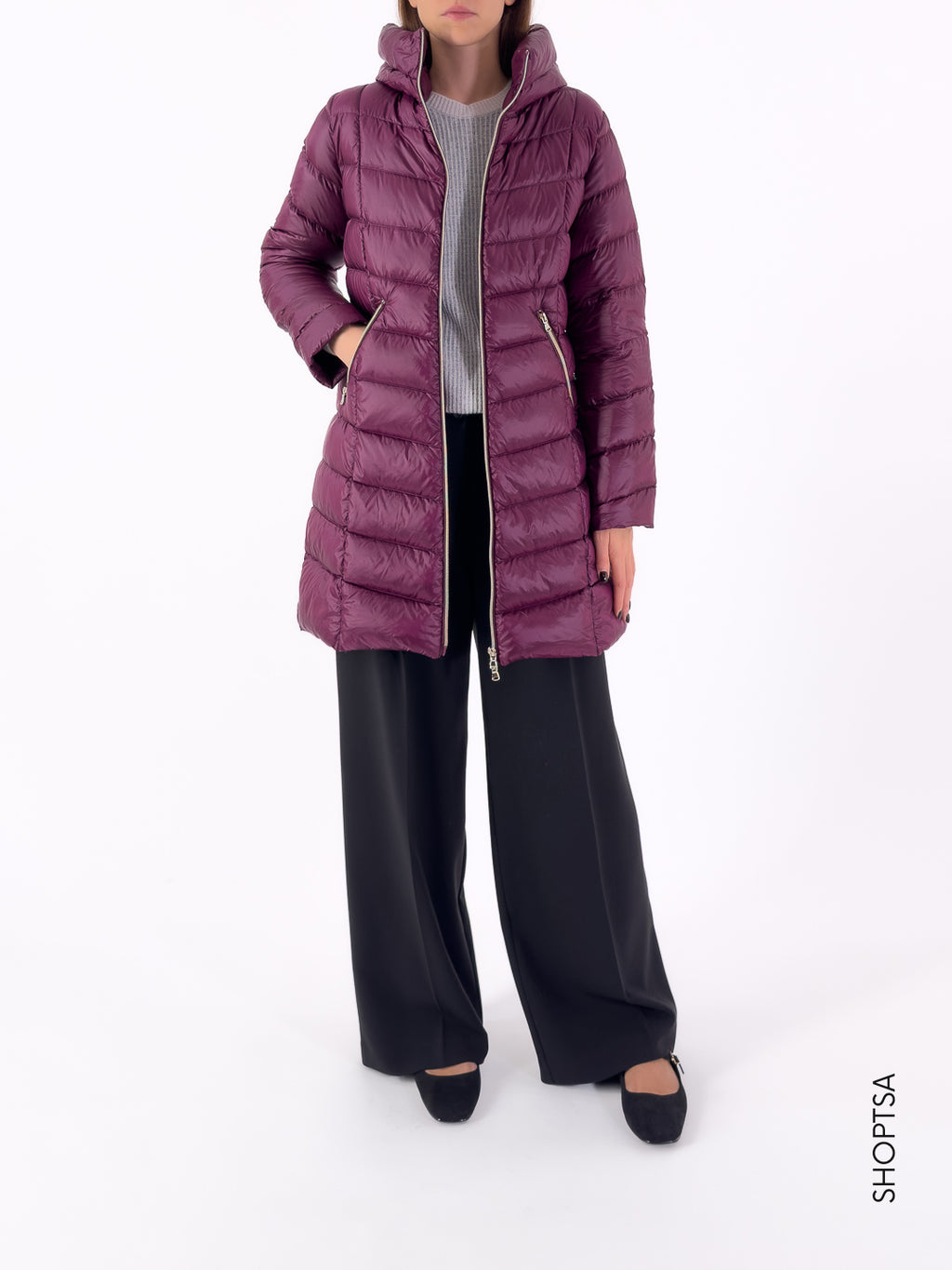 BANCA - EMME Marella medium-long down jacket