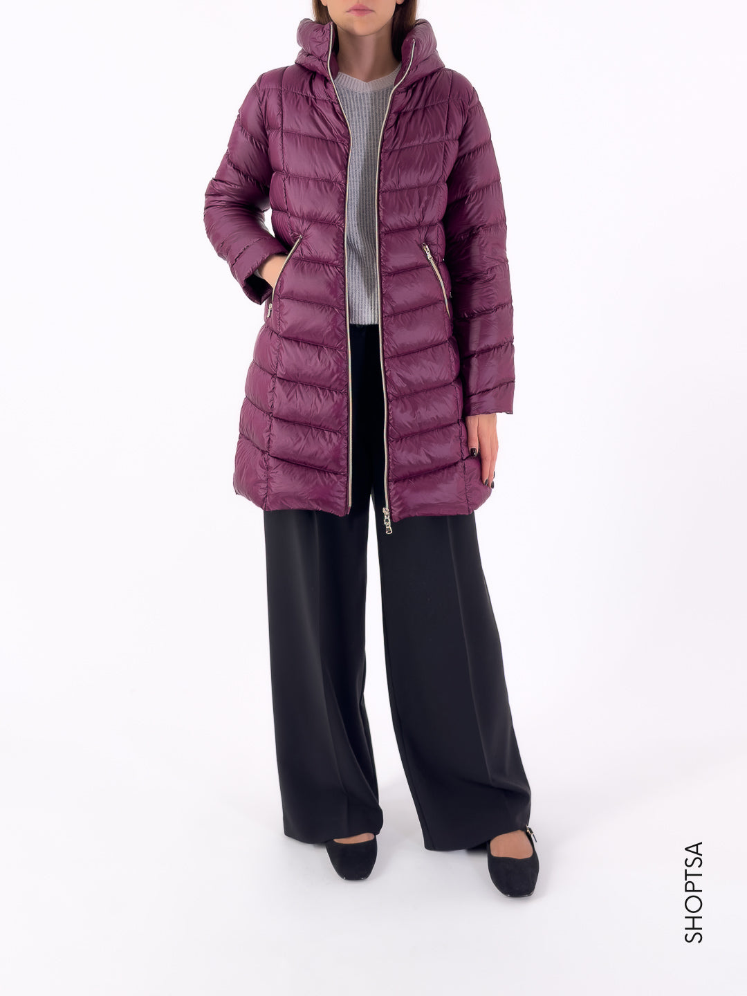 BANCA - EMME Marella medium-long down jacket