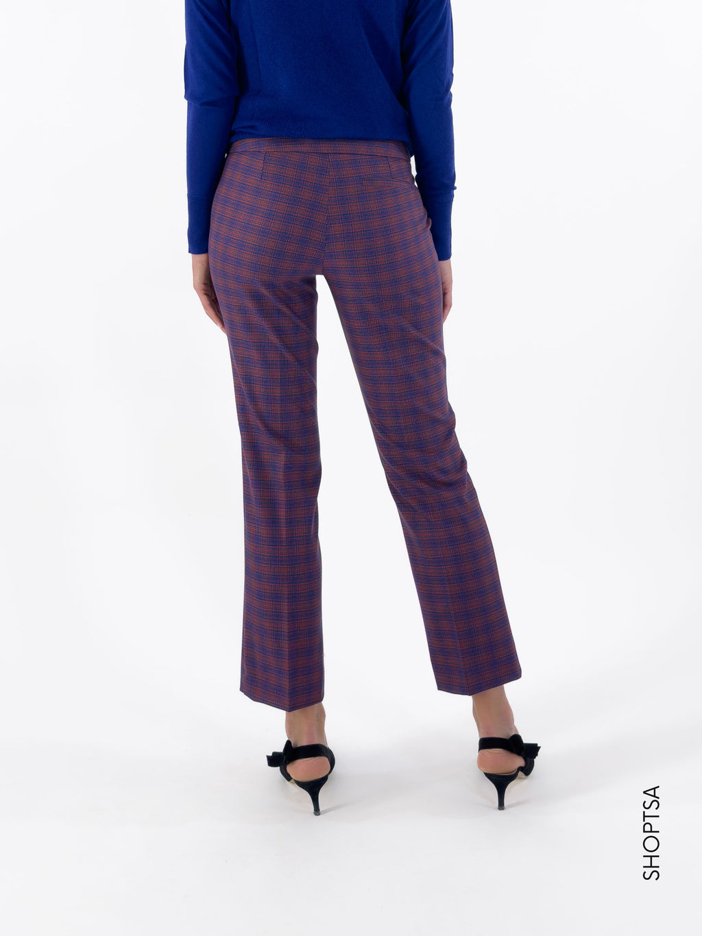 Checkered cigarette trousers - EMME Marella