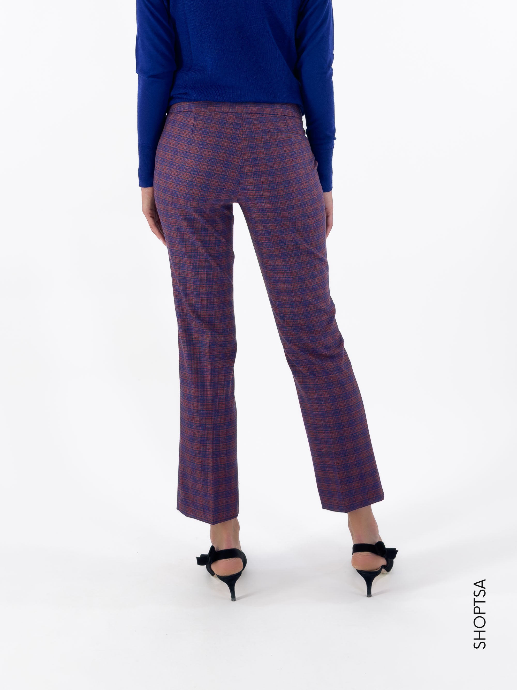 Checkered cigarette trousers - EMME Marella