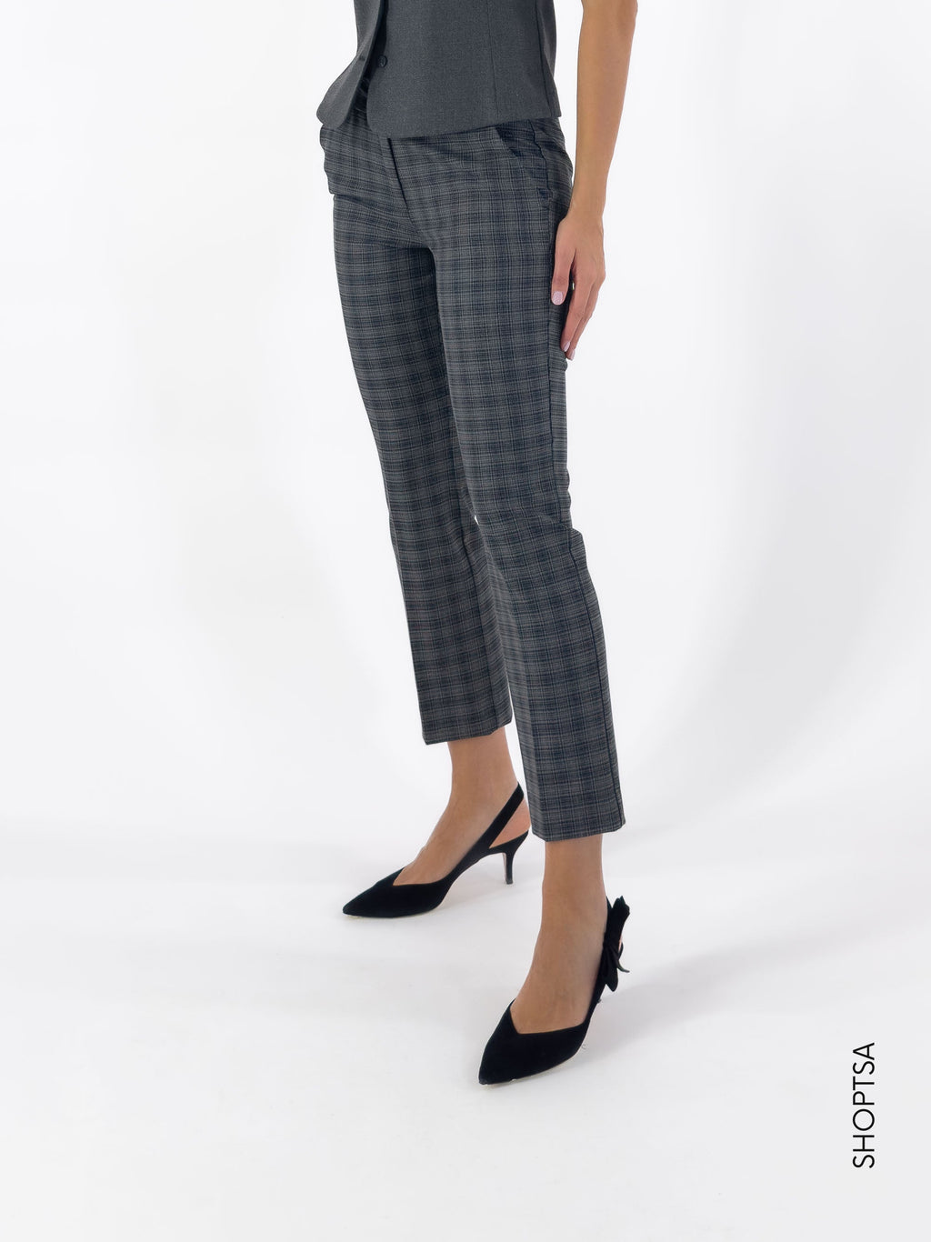 Pantalone quadretti sigaretta - EMME Marella