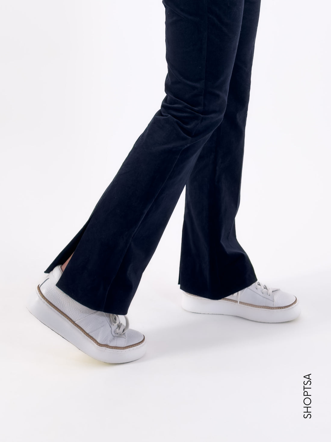 ELENICE velvet flare trousers - EMME Marella