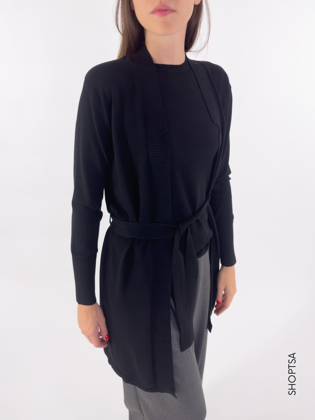 EMPOLI long belted cardigan - EMME Marella