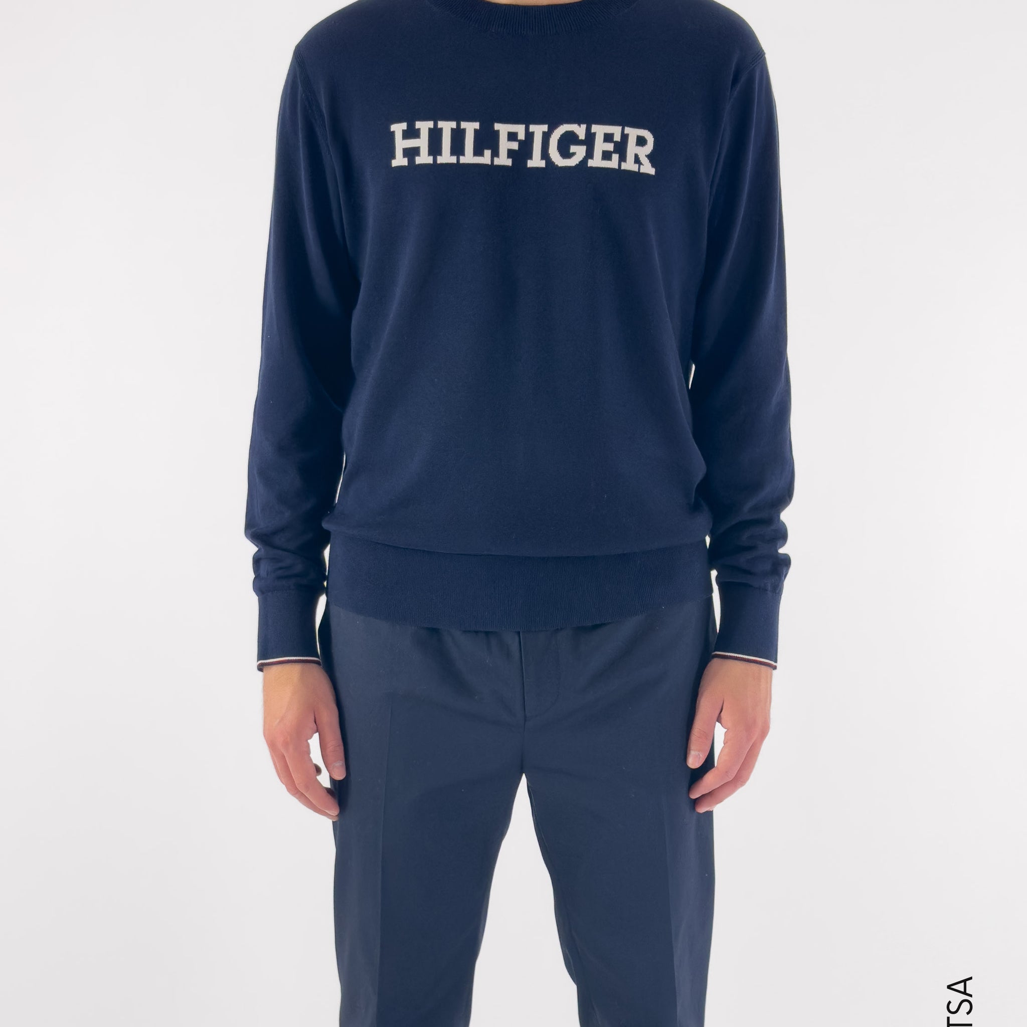 Relaxed fit monotype pullover - Tommy Hilfiger