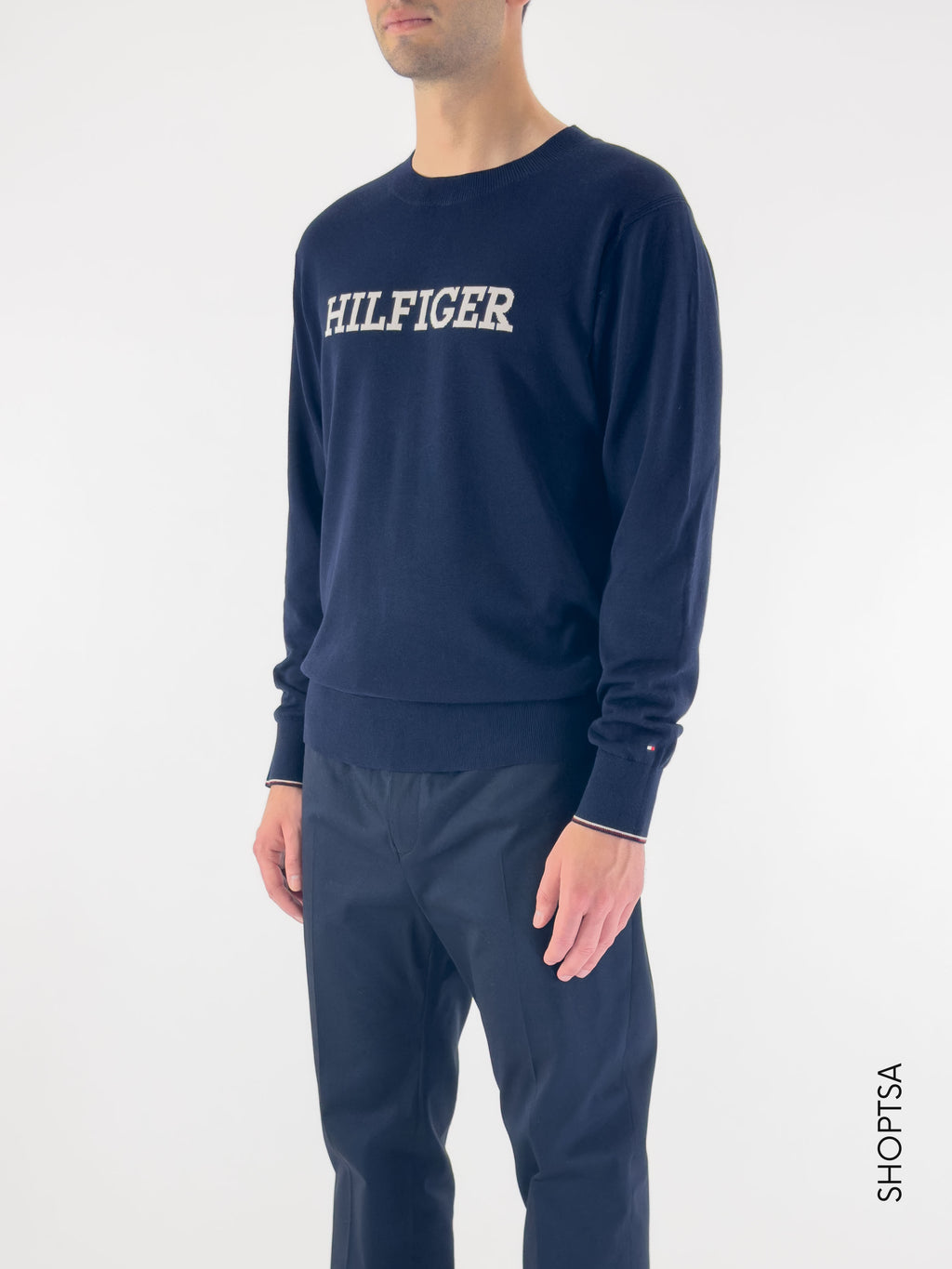 Relaxed fit monotype pullover - Tommy Hilfiger