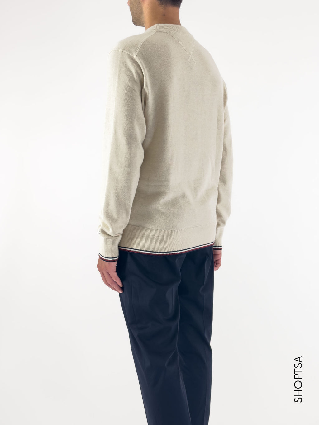 Pullover monotype misto seta - Tommy Hilfiger - Tommy Hilfiger - shopTSa