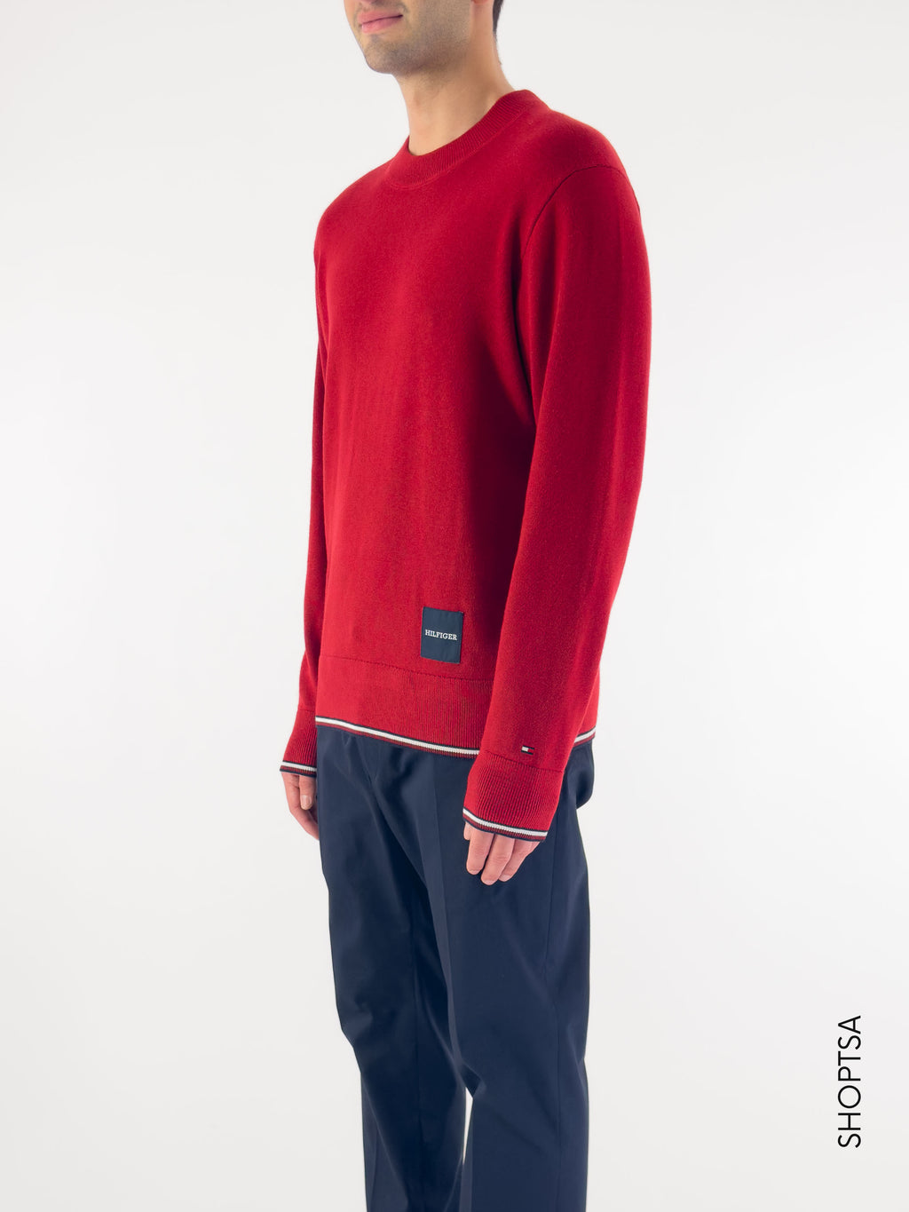 Pullover monotype misto seta - Tommy Hilfiger - Tommy Hilfiger - shopTSa