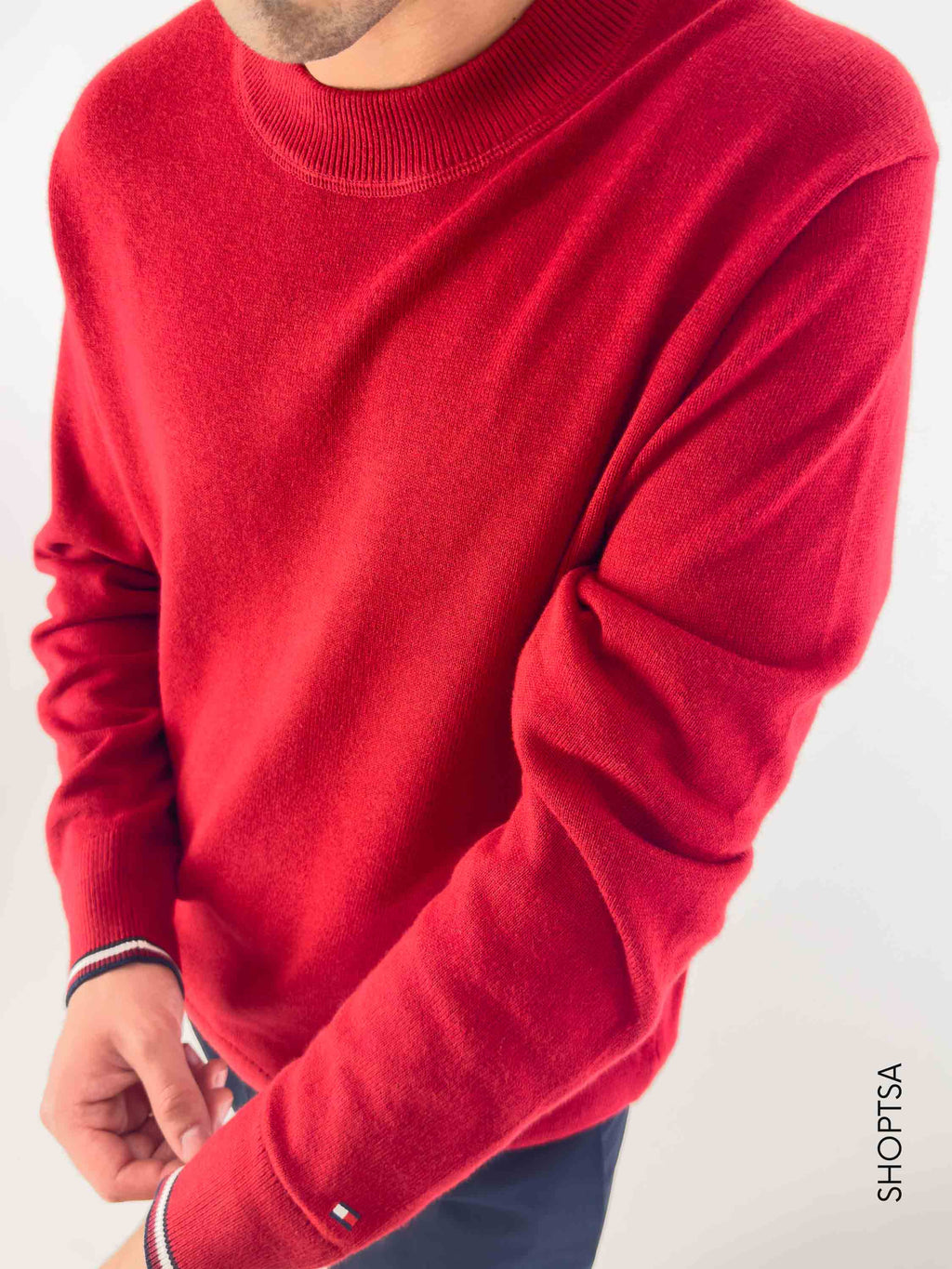 Pullover monotype misto seta - Tommy Hilfiger - Tommy Hilfiger - shopTSa