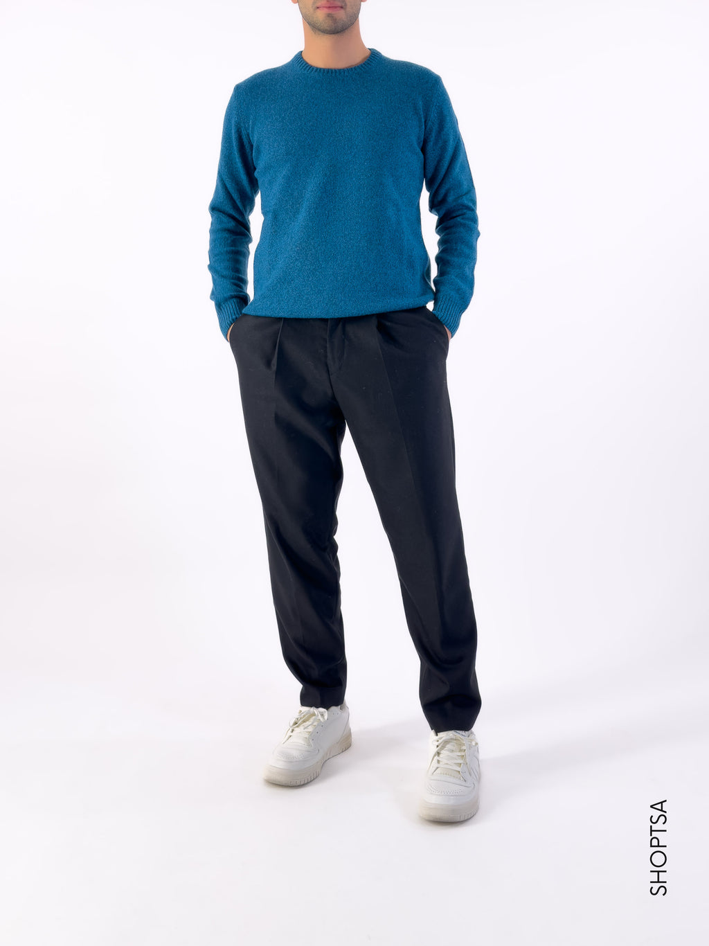 Maglione in lana moulinè - BLAME