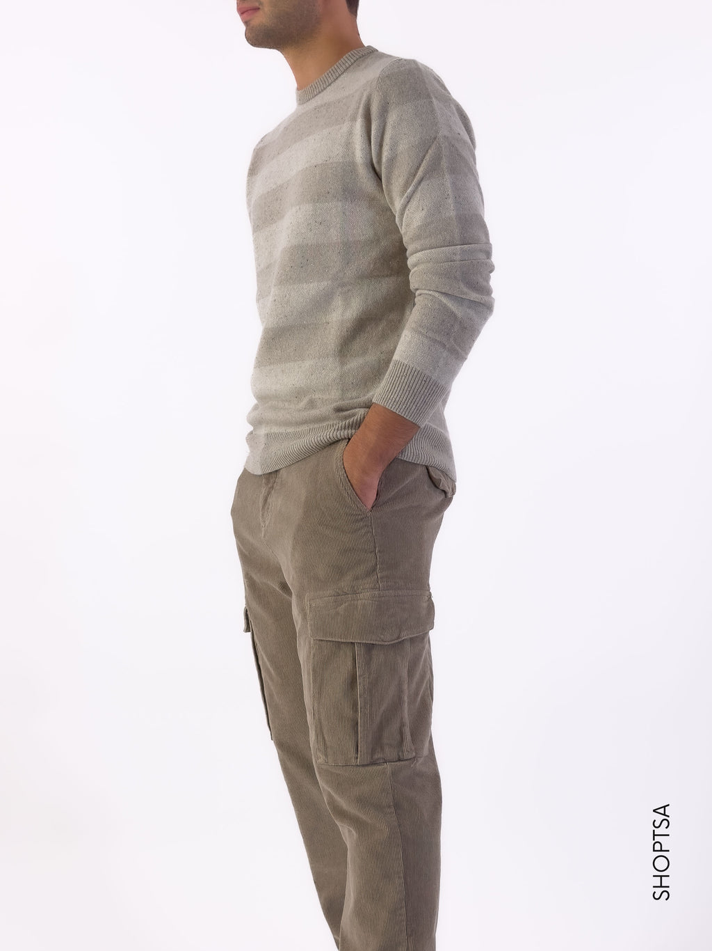 Maglione righe in lana - BLAME