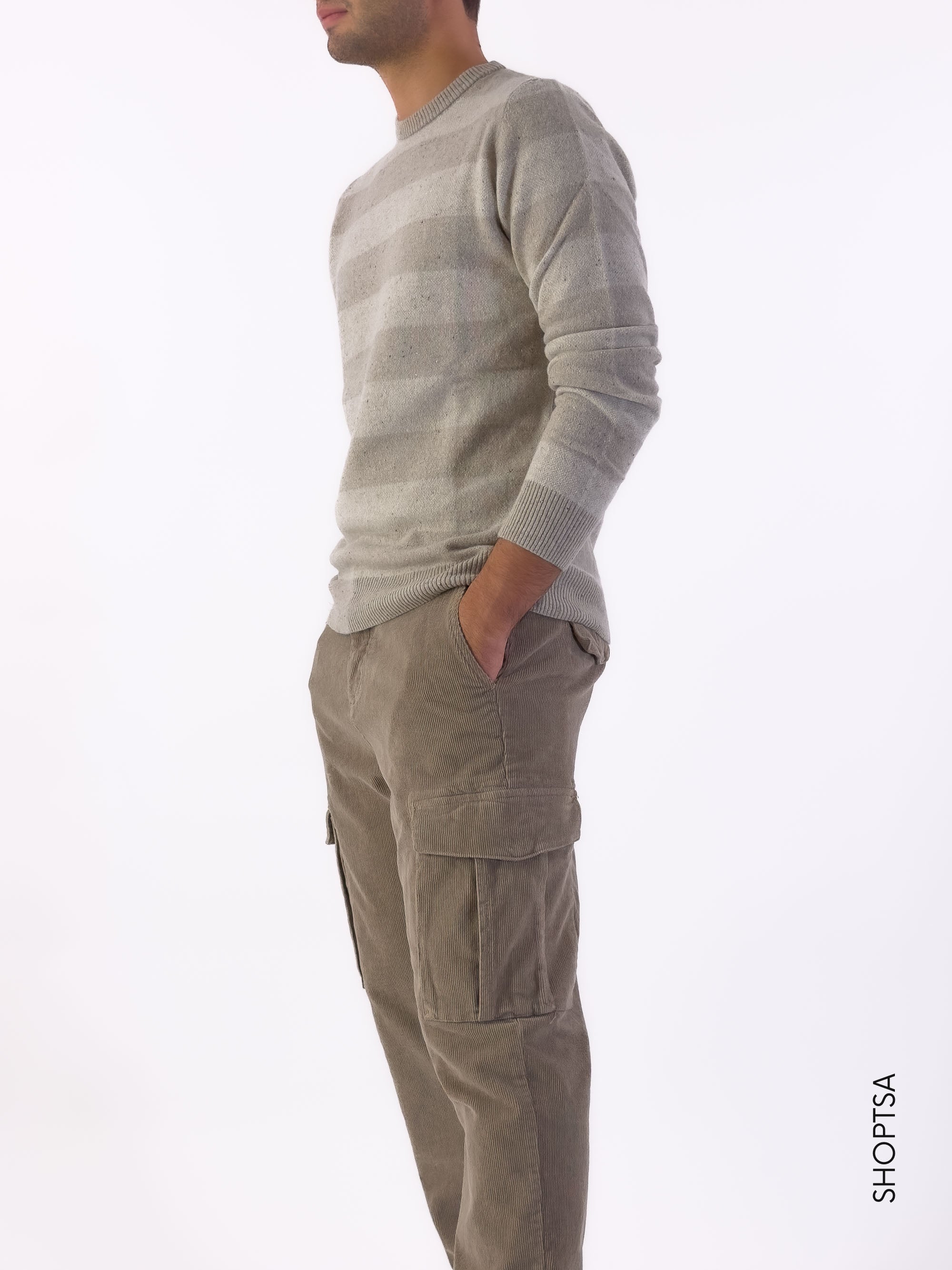 Maglione righe in lana - BLAME