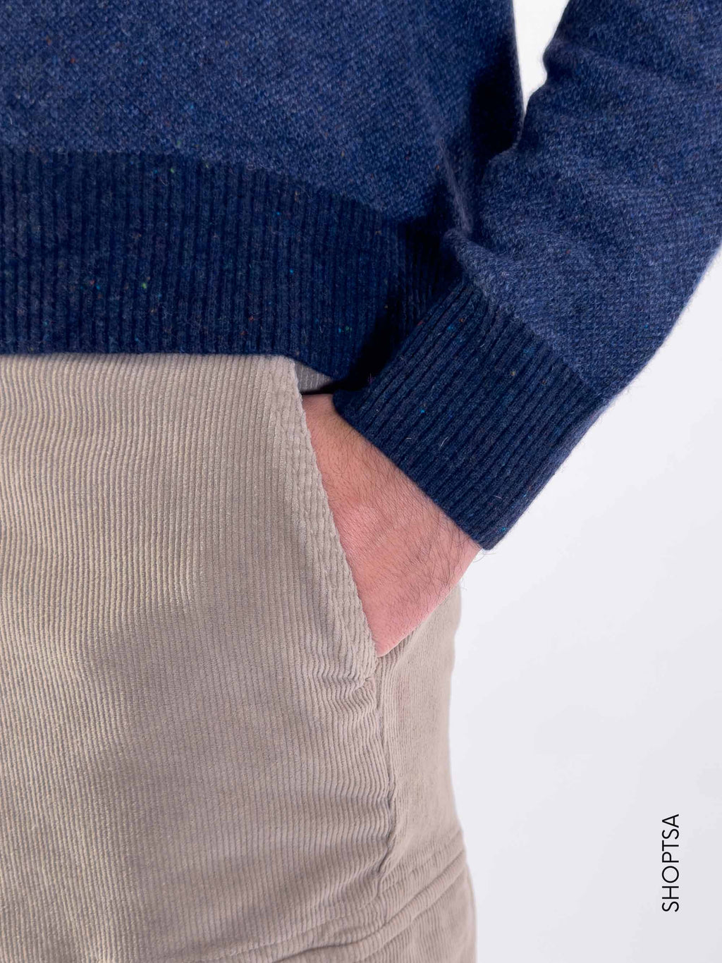 Maglione scollatura V in lana - BLAME