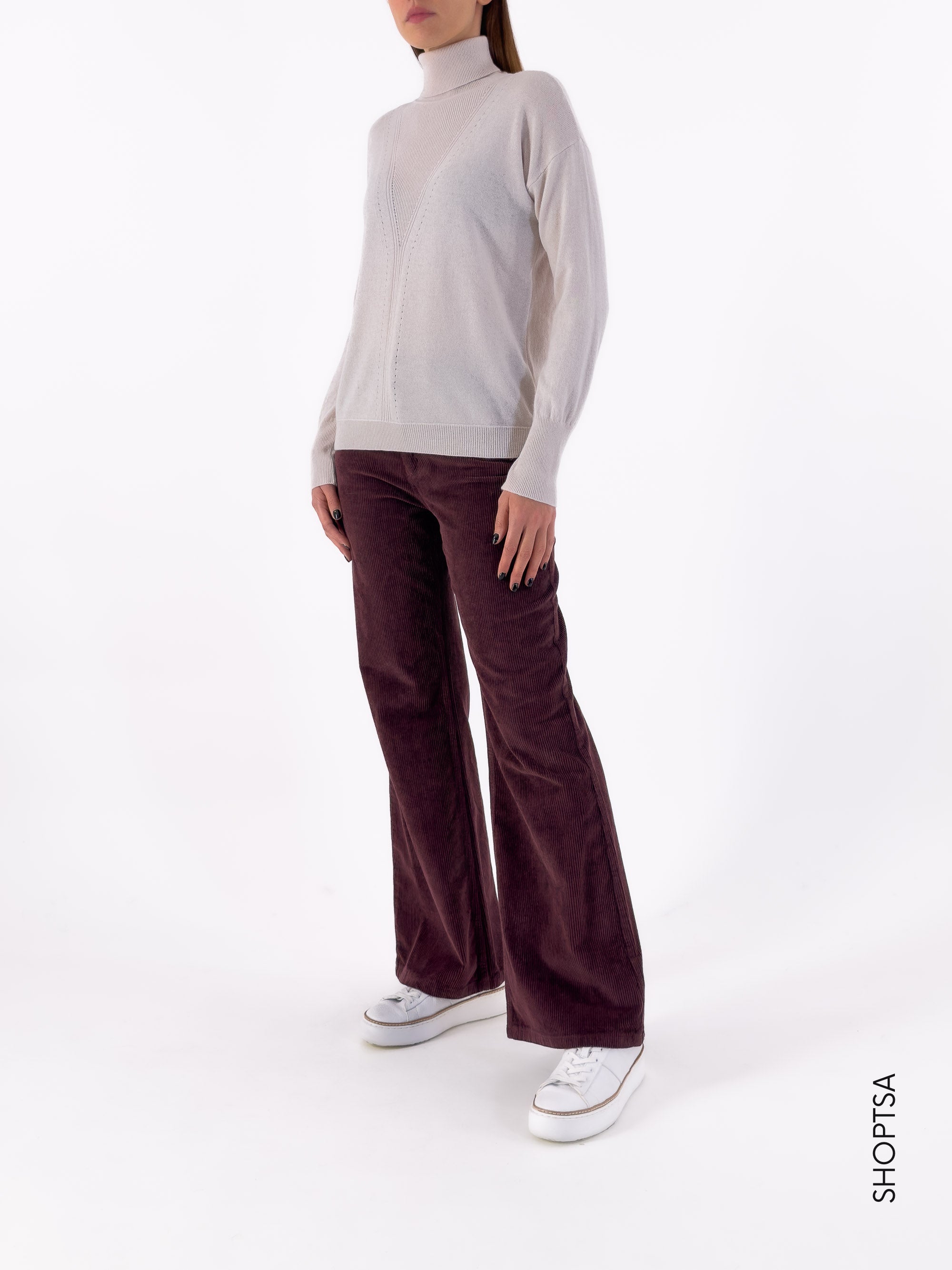 Premium wool and cashmere turtleneck