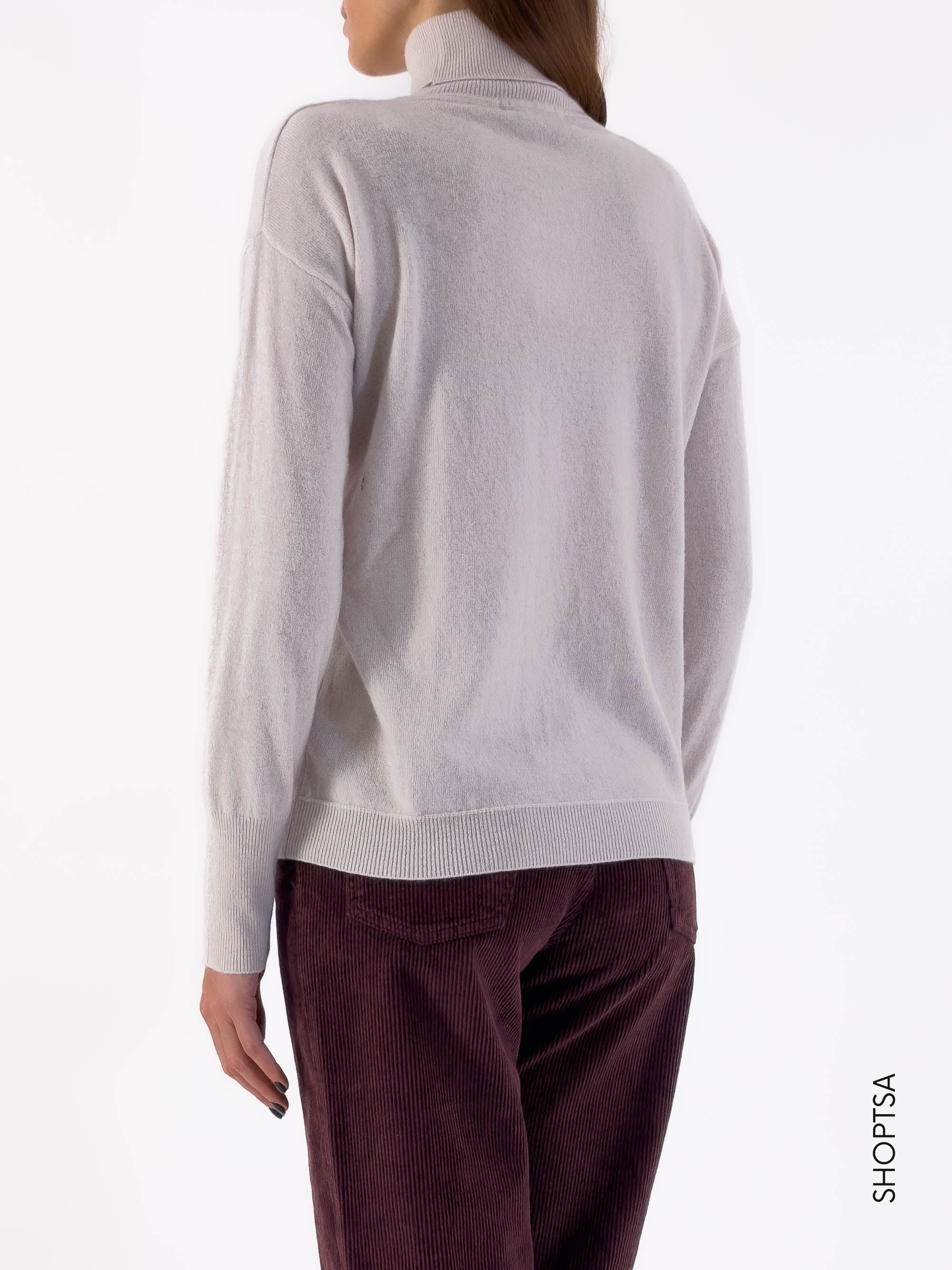 Premium wool and cashmere turtleneck