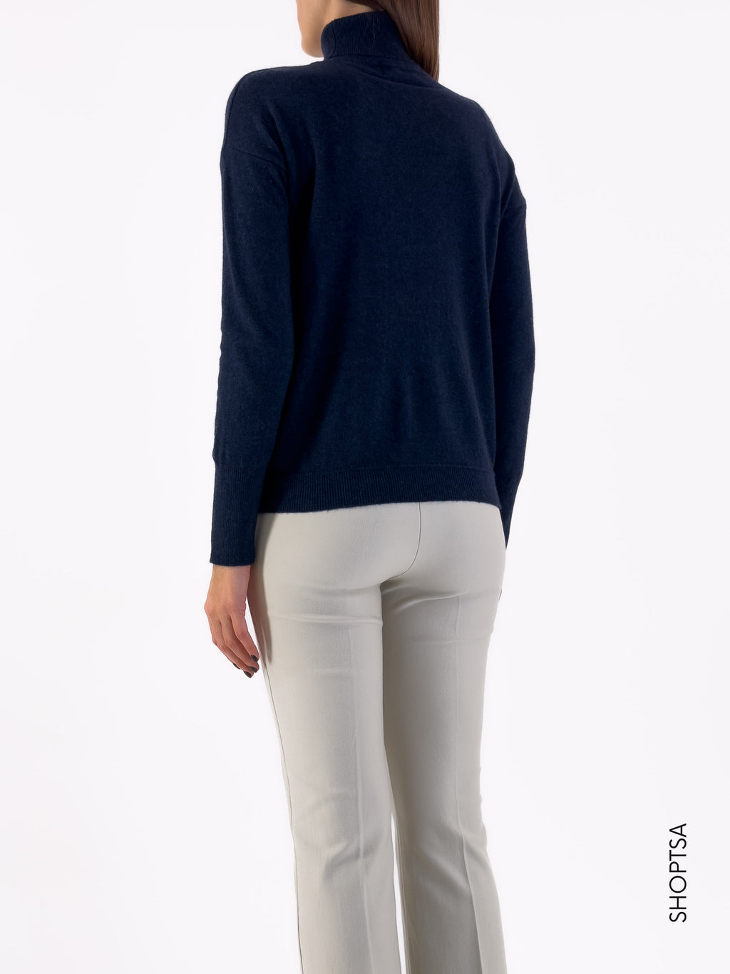 Premium wool and cashmere turtleneck