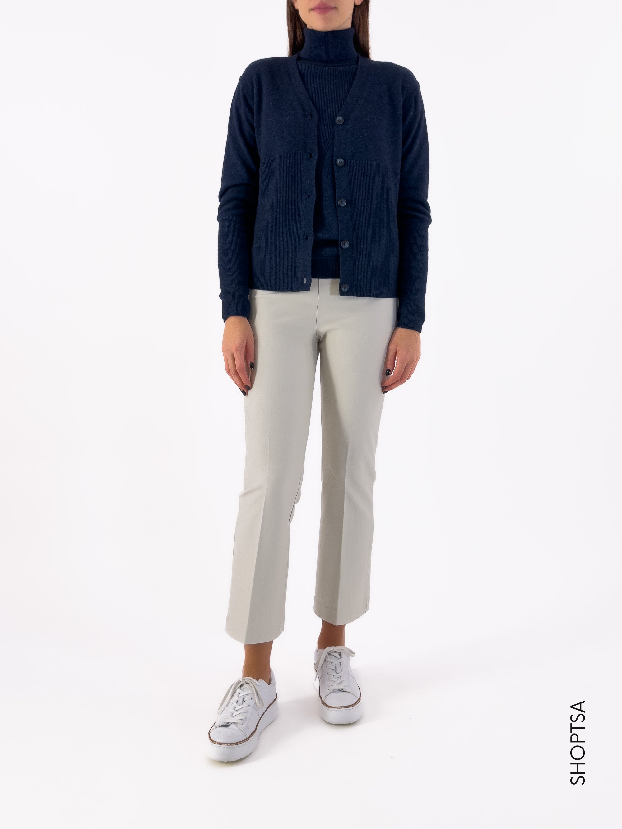 Premium wool and cashmere turtleneck