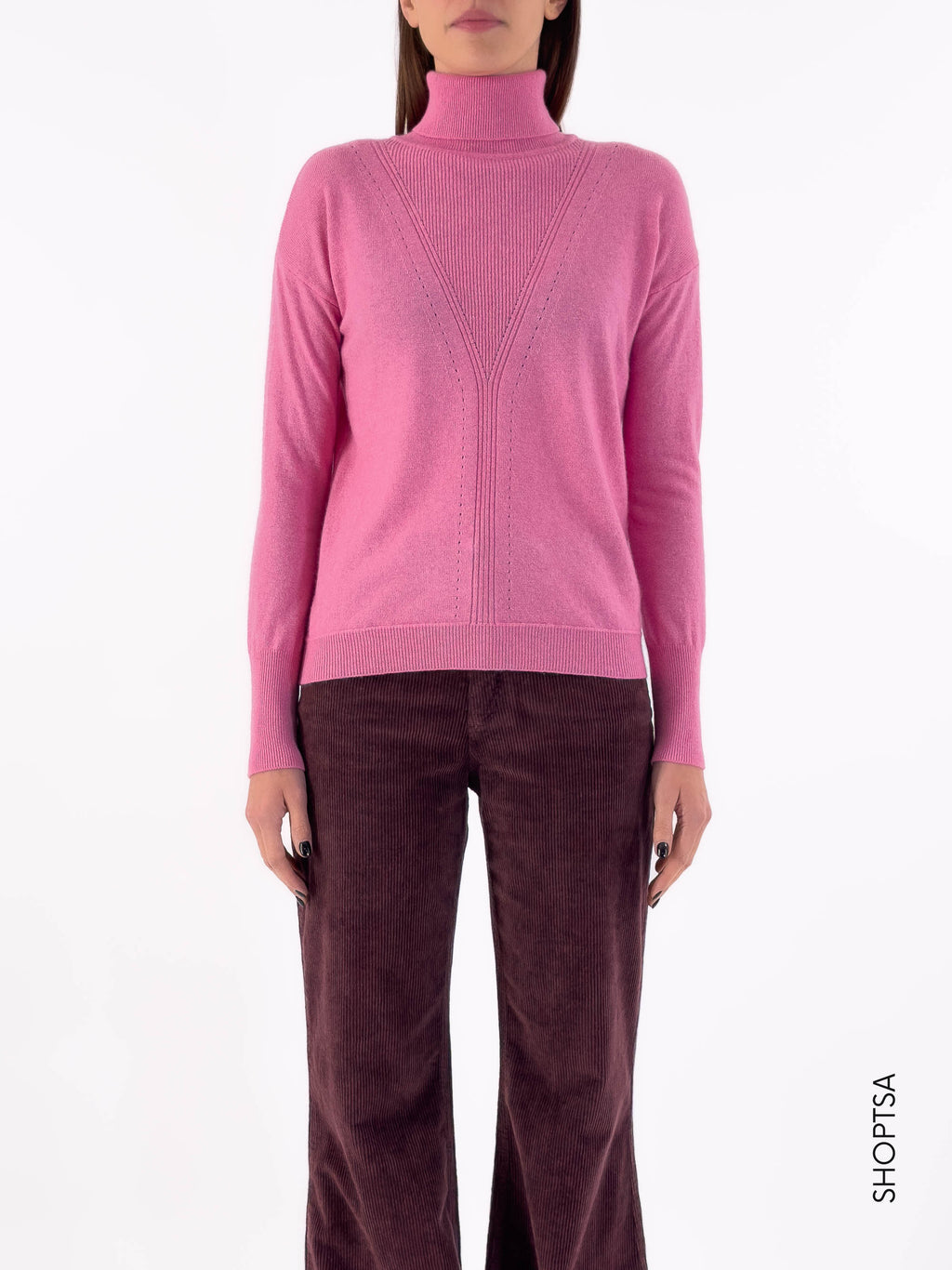 Premium wool and cashmere turtleneck