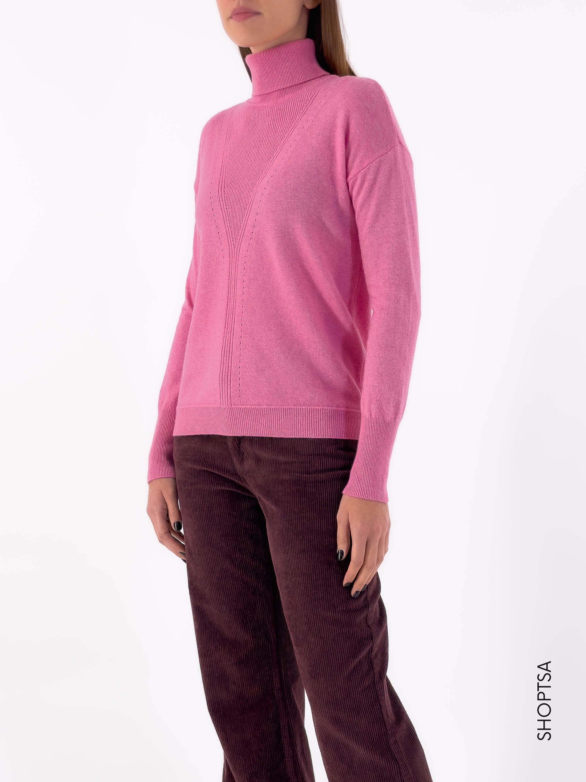 Premium wool and cashmere turtleneck