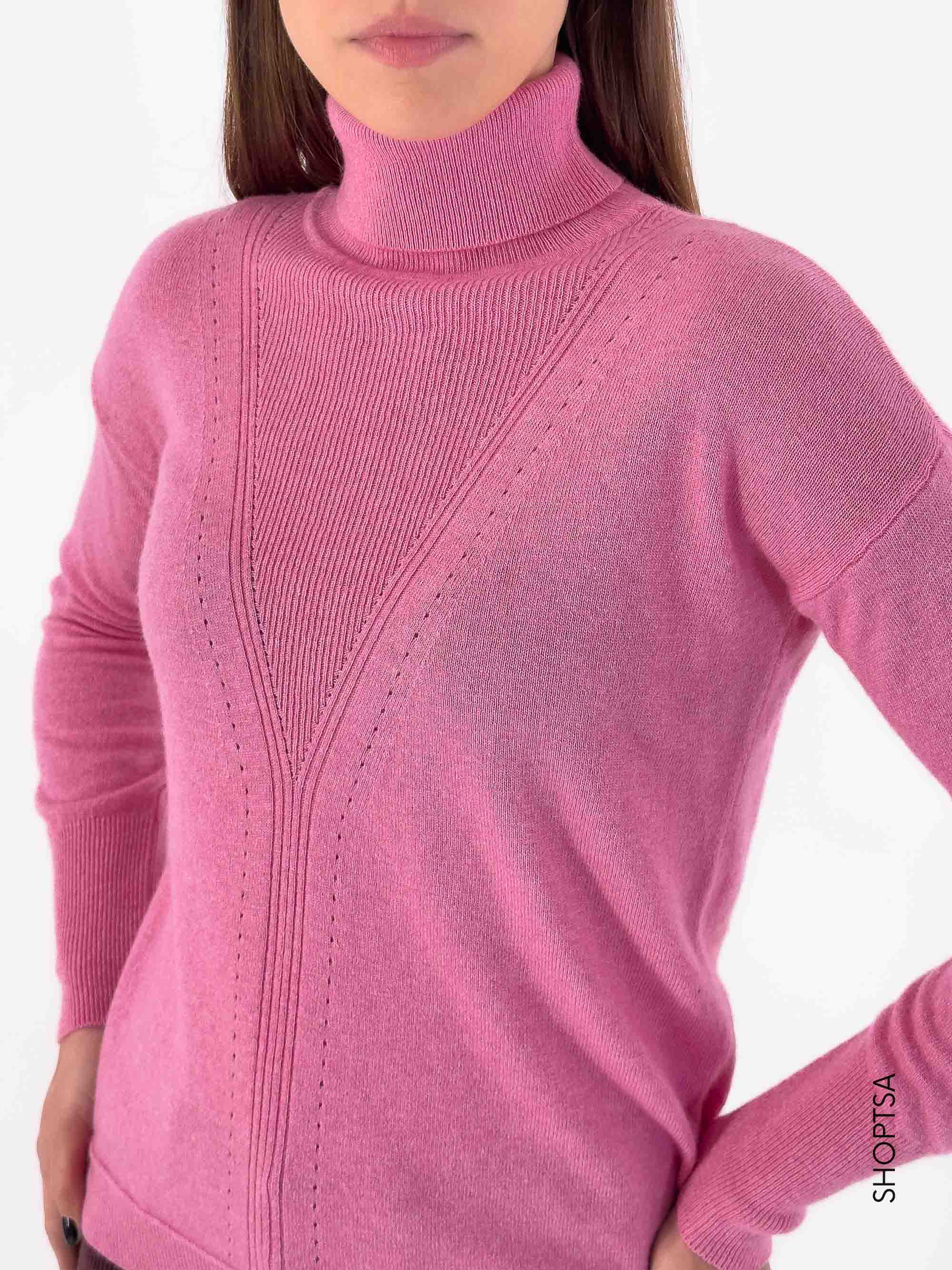 Premium wool and cashmere turtleneck