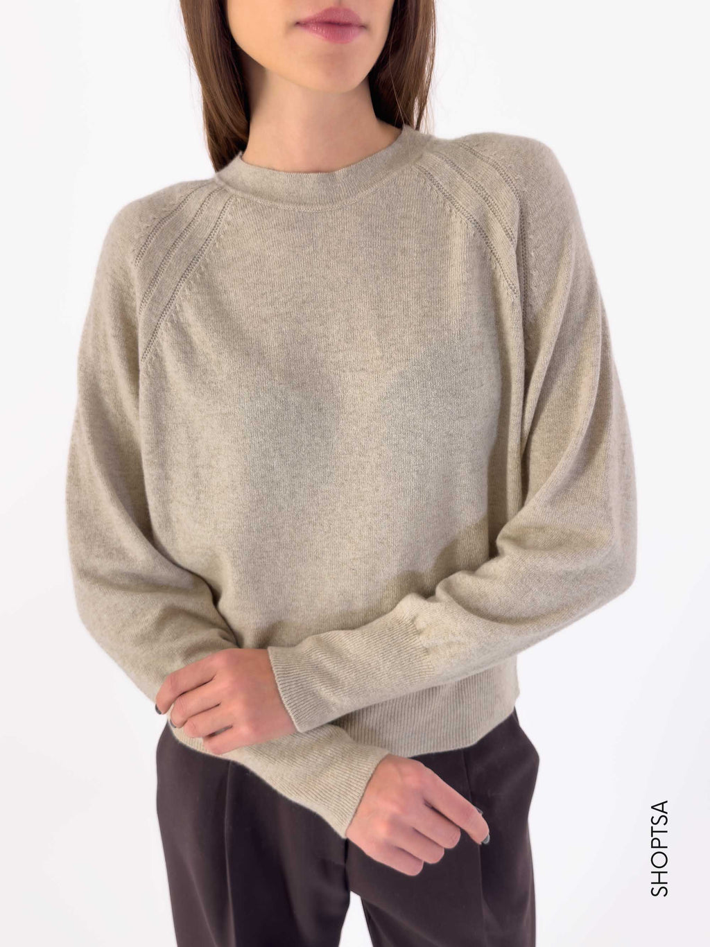 Maglione girocollo in lana premium 20181